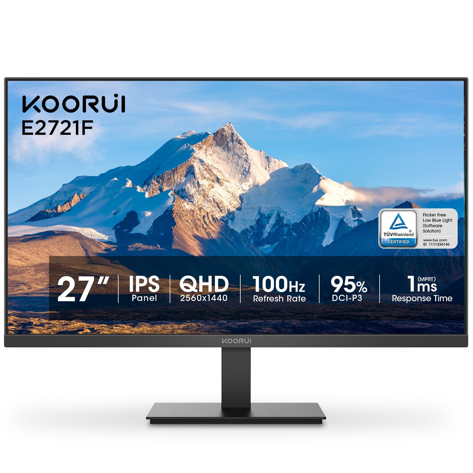 KOORUI E2721F 27-Zoll IPS QHD 100Hz Business-Monitor
