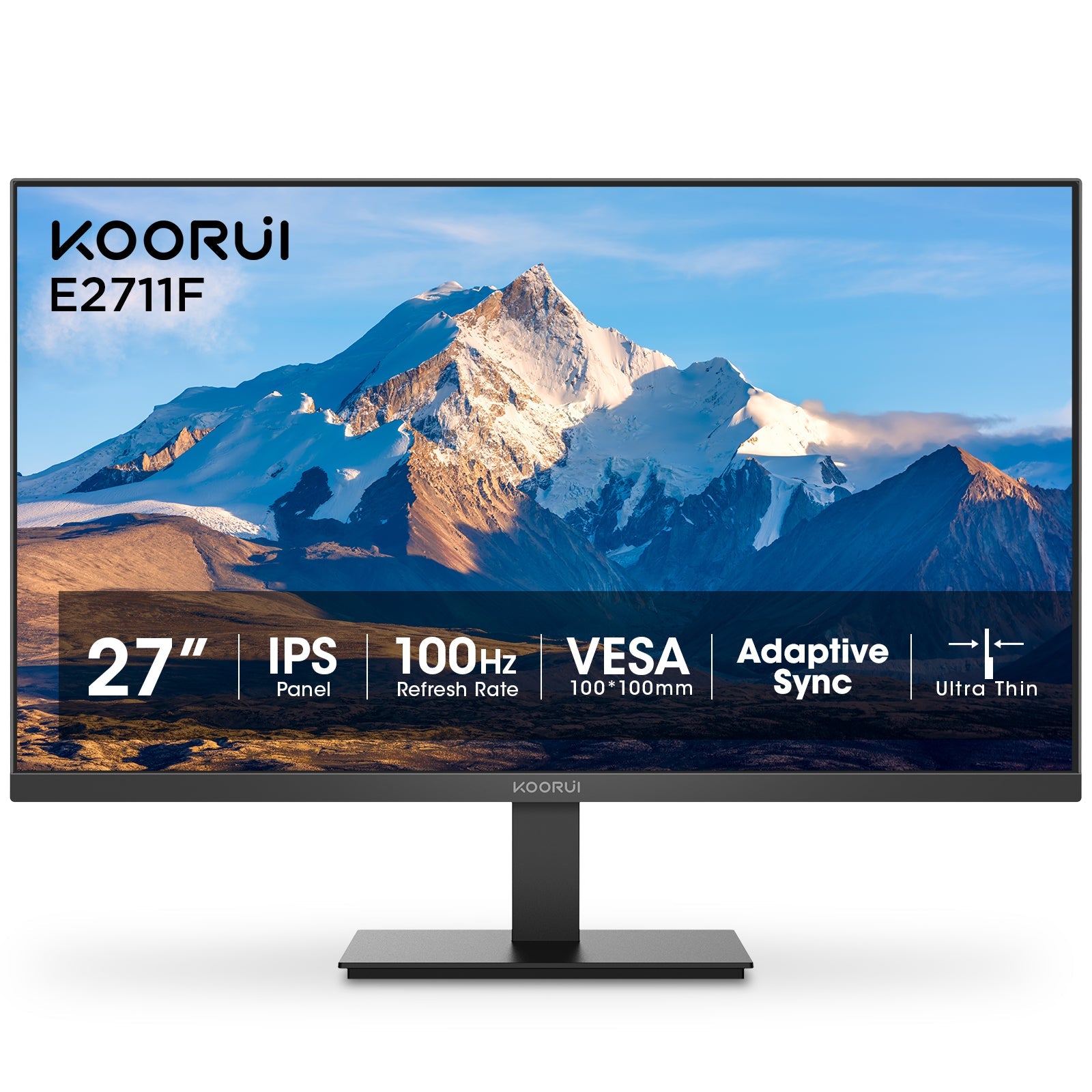 KOORUI E2711F 27-Zoll IPS FHD 100Hz Business-Monitor