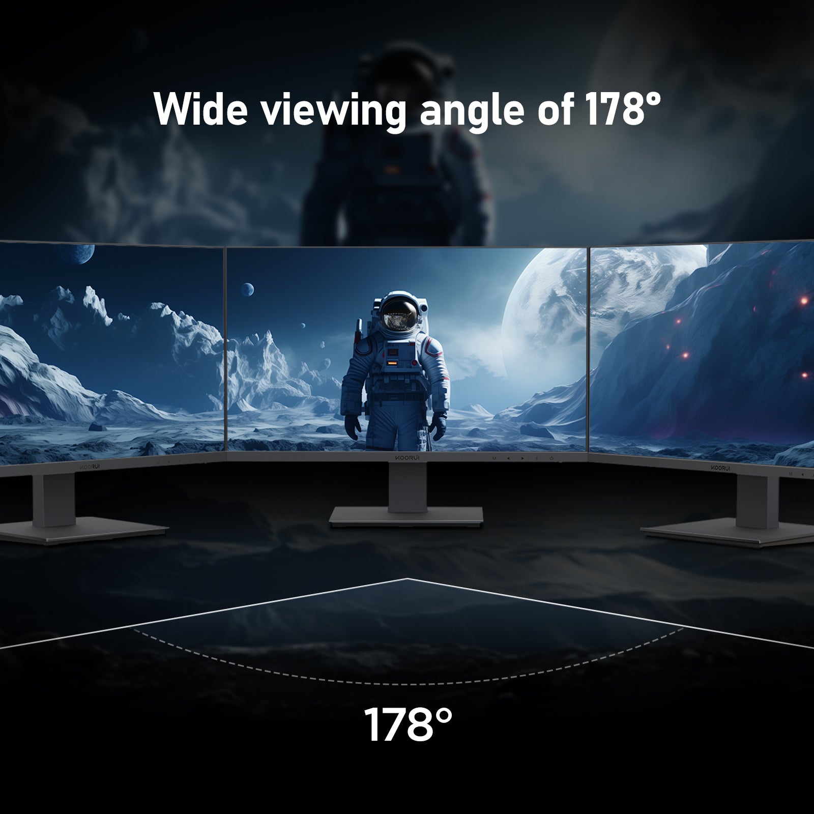 KOORUI P02 24 Zoll IPS FHD 100Hz Business-Monitor