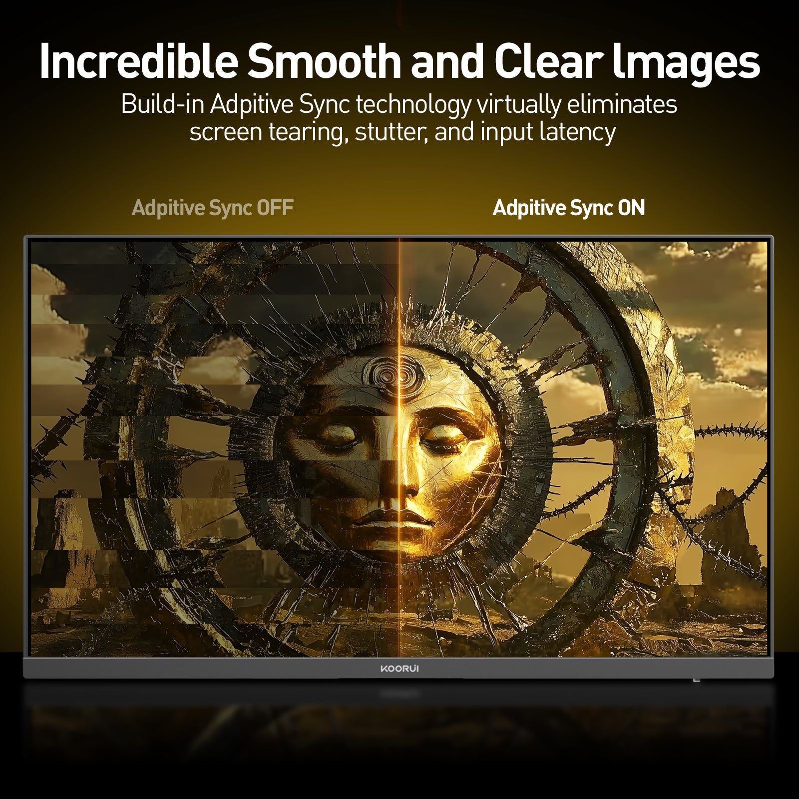KOORUI S2741LM 27-Zoll Dual-Mode IPS/Mini-LED UHD 160Hz/FHD 320Hz Gaming-Monitor