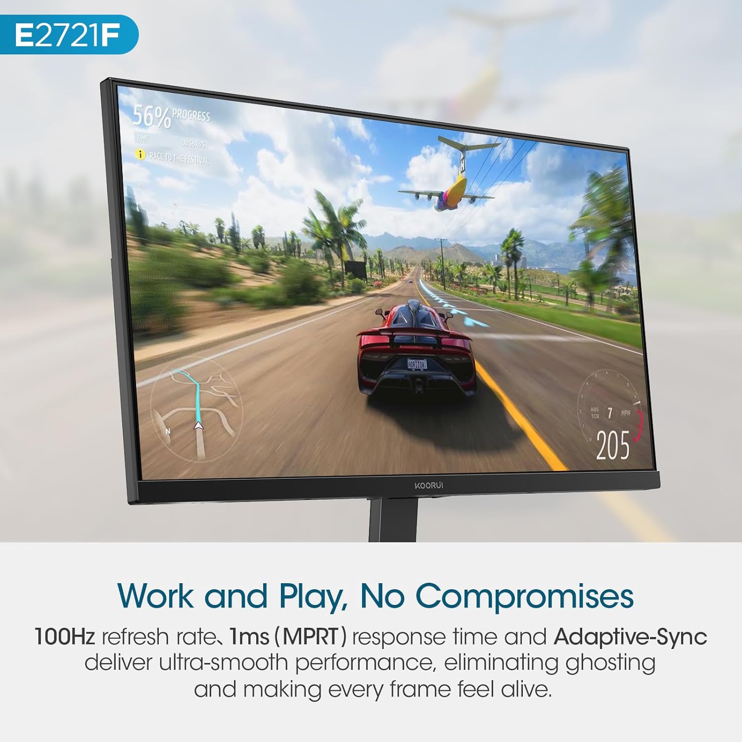 KOORUI E2721F 27-Zoll IPS QHD 100Hz Business-Monitor