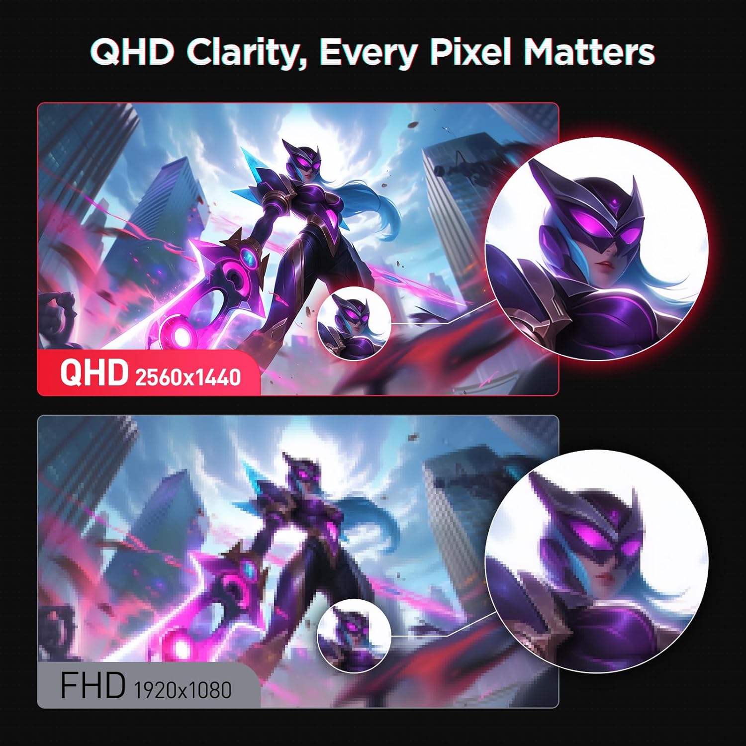 KOORUI G2722P 27-Zoll IPS QHD 200Hz Gaming-Monitor