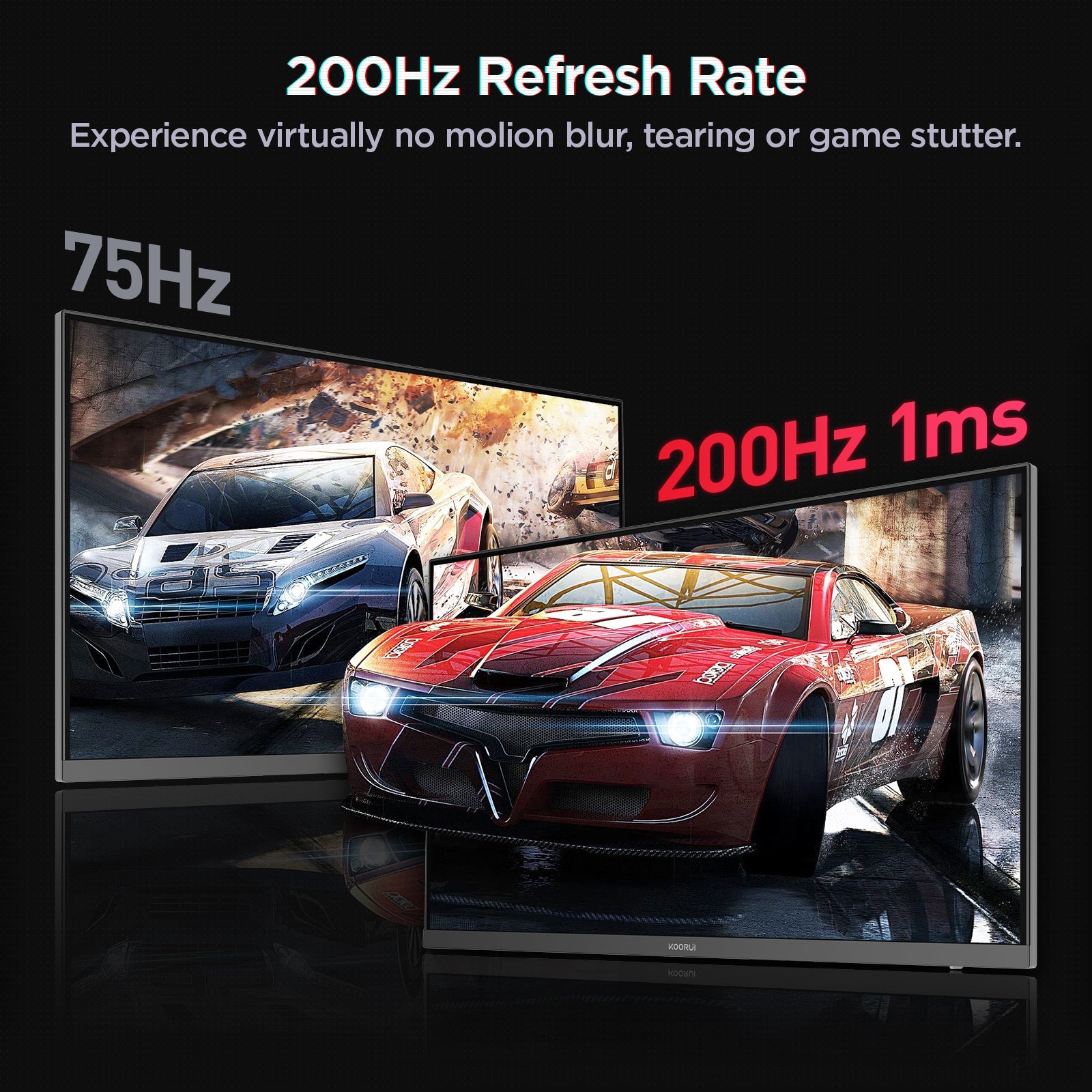 KOORUI G2721P 27-Zoll IPS QHD 200Hz Gaming-Monitor