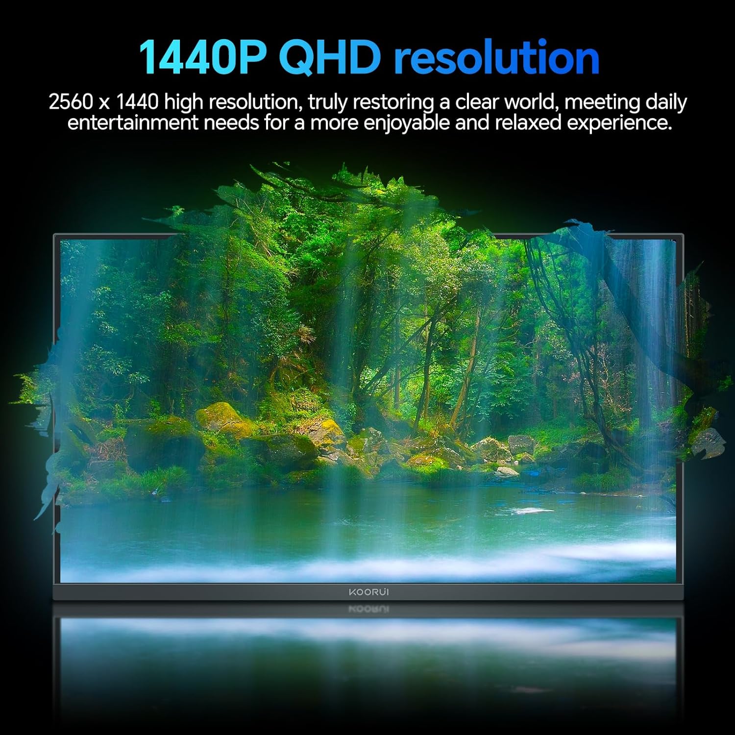 KOORUI E2721F 27-Zoll IPS QHD 100Hz Business-Monitor