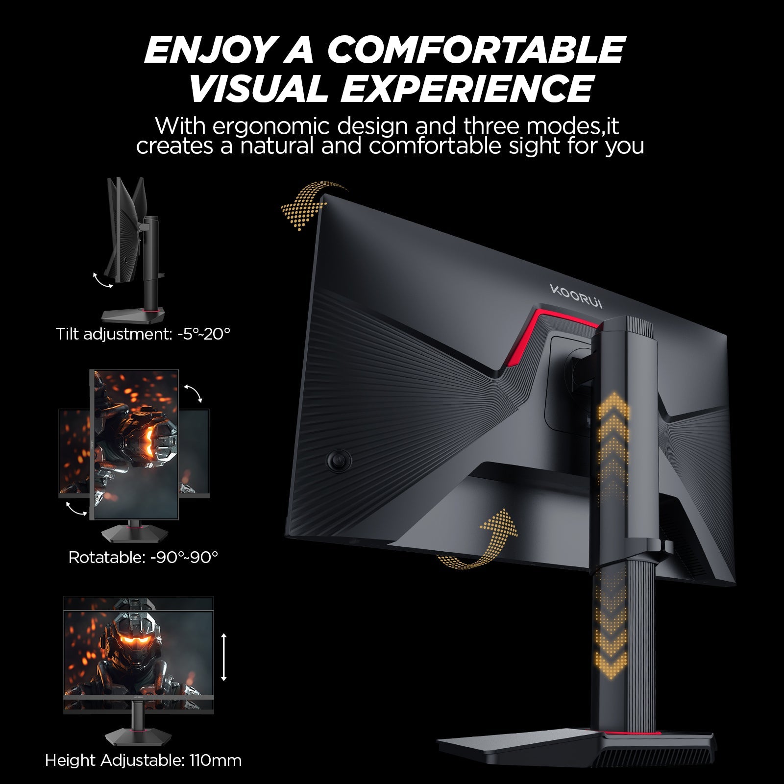 KOORUI G2511E 25-Zoll IPS FHD 320Hz Gaming-Monitor