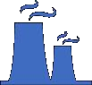 Symbol für Abwasser- und Emissionskontrolle