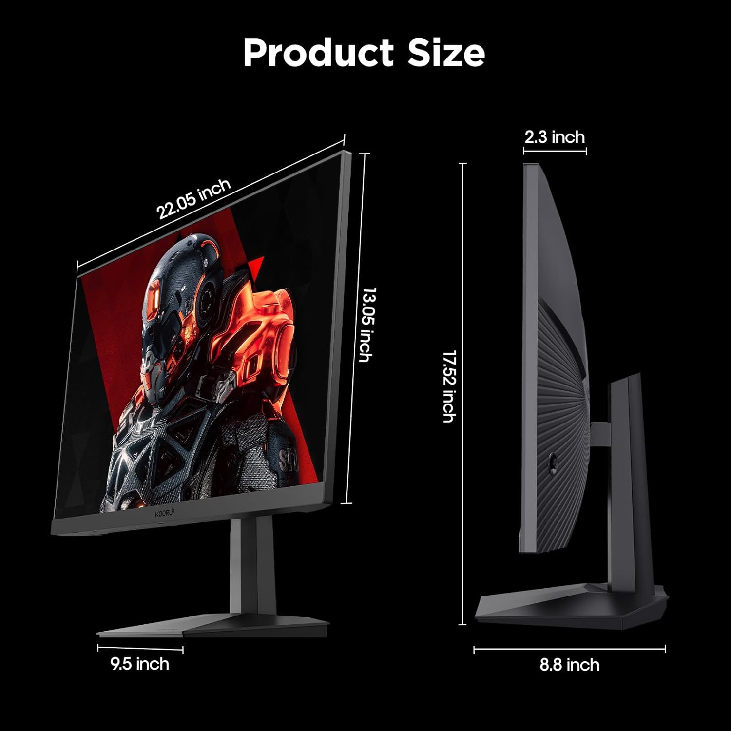 KOORUI 25E3A 24,5 Zoll VA FHD 180Hz Gaming-Monitor