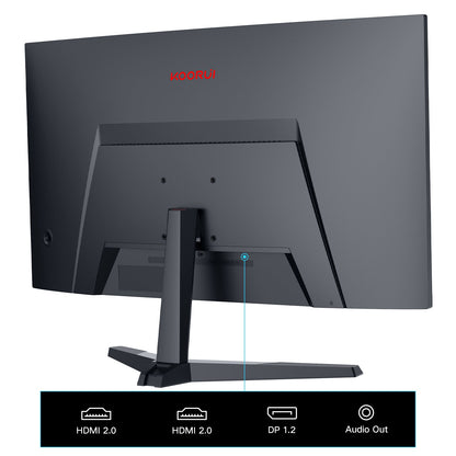 KOORUI 27E6CA 27-Zoll VA FHD 180Hz Curved Gaming-Monitor