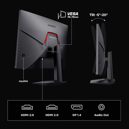 KOORUI 25E3A 24,5 Zoll VA FHD 180Hz Gaming-Monitor