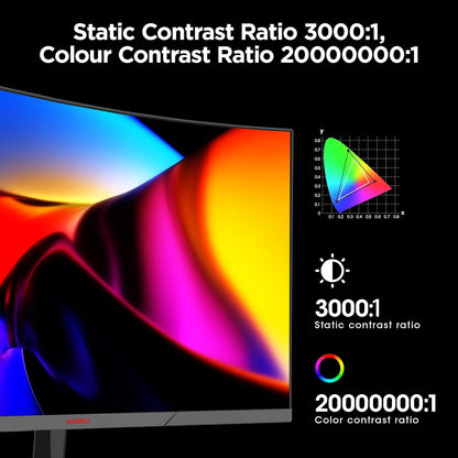 KOORUI 24E6CA 24 Zoll VA FHD 180Hz Curved Gaming Monitor