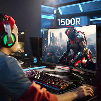 KOORUI 24E6CA 24 Zoll VA FHD 180Hz Curved Gaming Monitor