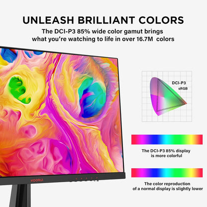 KOORUI 24E4 24 Zoll VA FHD 165Hz Gaming-Monitor
