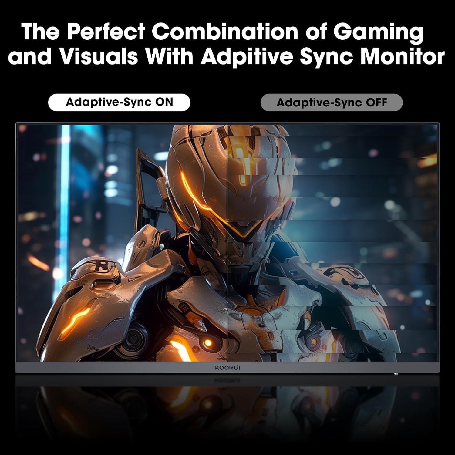 KOORUI 24E6CA 24 Zoll VA FHD 180Hz Curved Gaming Monitor