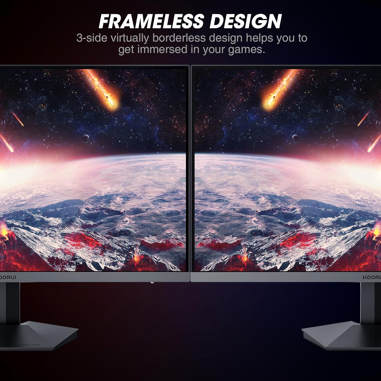 KOORUI 24E3 24-Zoll IPS FHD 165Hz Gaming-Monitor