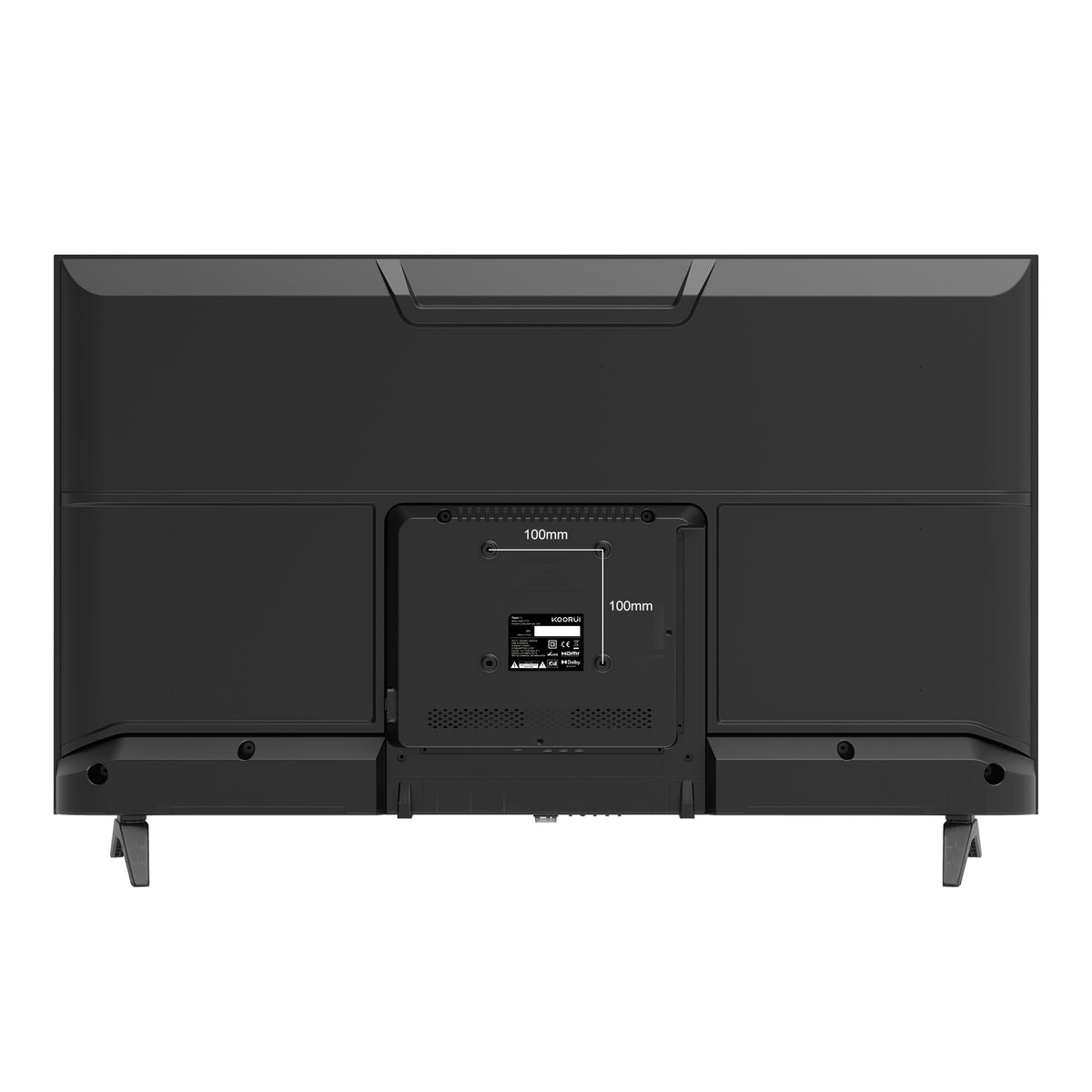 KOORUIK40Q1FQ-T8, 40 Zoll, Full HD QLED, TIZEN TV, Kompakte Größe mit farbenfrohem Bildschirm, Dynamischer Sound mit Dolby Audio, Hochwertiges Metall-Finish